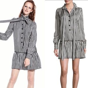 Marc Jacobs Satin Drop Waist Dress